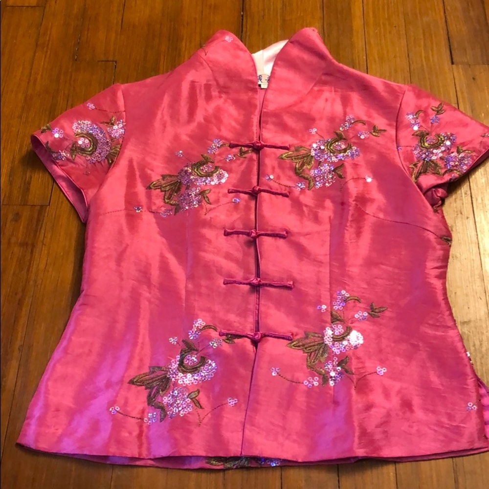 Vintage! Chinese silk shirt.